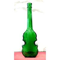 Бутылка Винная * Скрипка * из Зелёного Стекла * объём 0.75 литра * высота 34.5 см