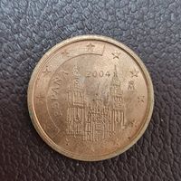 Испания 2 евроцента 2004