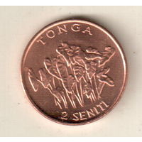 Тонга 2 сенити 2002
