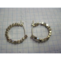 Серьги с рубля!