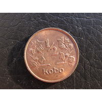 Нигерия. 1\2 кобо. 1973 . С 20 копеек. Распродажа коллекции. Смотрите другие лоты.