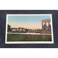 Брэст-Літоўск Брест-Литовск / Разбураныя дамы / Фельдпошта 28.06.1918 год Gruss Lieber / Tilsit