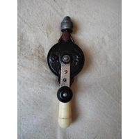 Дрель ручная, СССР, малая, реставрация. См. описание.