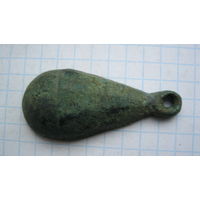 Привеска старинная. Бронза, литье.