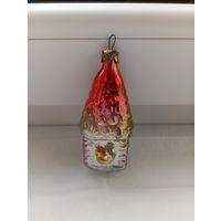 Ёлочная игрушка СССР "Домик из сказки о Царе Салтане"