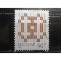 Литва, 1998, Стандарт, орнамент, 50ct