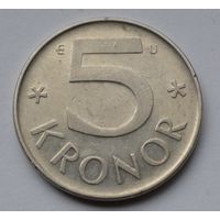 Швеция, 5 крон 1984 г.