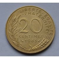 Франция, 20 сантимов 1983 г.