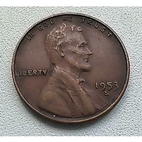 США 1 цент 1953 S 3-14-47