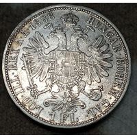 Флорин 1888, Австрия, без мц! интересный год, хороший - в коллекцию! смотрите также другие мои лоты!