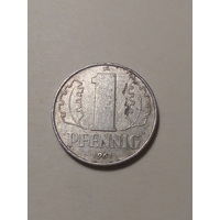 1 пфенниг ГДР 1961 год