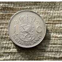 Werty71 Нидерланды 1 гульден 1971