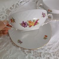 Фарфоровая бульонная пара Shumann Bavaria