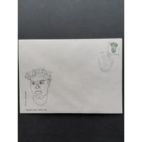 Польша 1989 КПД с маркой "Голова в Вавельском замке Кракова" (спецгашение) Mi.3236 каталог 0.50 евро