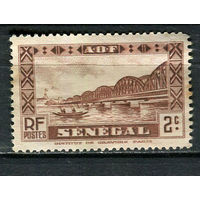 Французские колонии - Сенегал - 1935 - Мост 2С - [Mi.119] - 1 марка. Чистая без клея.  (Лот 30HY)-TG3P47