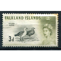 Британские колонии - Фолклендские острова - 1960г. - птицы, 3 p - 1 марка - гашёная [Mi 127]. #3-WB-98-B-2