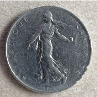 Франция 1 франк 1967 год, KM# 925