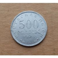 Германия (Веймар), 500 марок 1923 г., А
