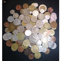 Более 110 иностранных монет без СССР Украины и РФ. Мало повторов. С 1 Рубля! Распродажа!!!