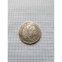 Талер 1613 г., курфюршество Саксония, Иоганн Георг 1, м.д. Дрезден, отличный, торг