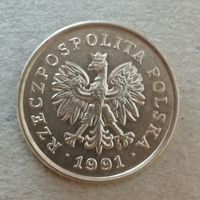 Польша 5 грошей 1991 год, Y# 278  ю