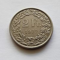 Швейцария 2 франка, 1977