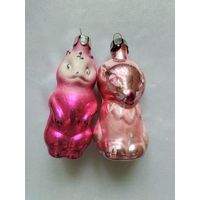 Лиса и волк.Цена за 1 игрушку.