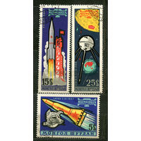Космос. Монголия. 1963. Серия 3 марки