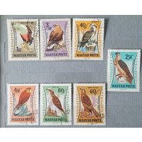 Венгрия хищные птицы 7шт