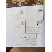 Швеция  5 конвертпв пршед почту