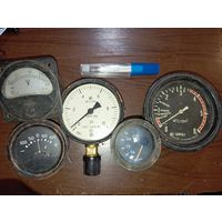 Монометр , приборы и датчики для авто  и  оборудования  СССР .