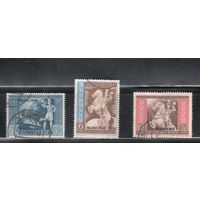 Германия-1942,(Мих.823-825)  гаш. , Выставка в Вене, Надп.(полная серия)
