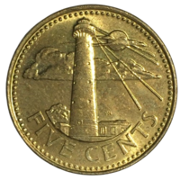 Барбадос 5 центов, 1989