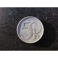 Чехия 50 геллеров, 1999. С 20 копеек. Распродажа коллекции. Смотрите другие лоты.