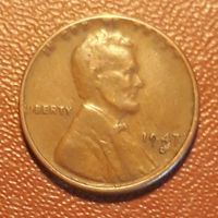 1 цент 1947 D США