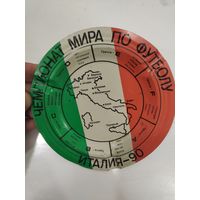 Пепельница " чемпионат мира по футболу  Италия-90 "