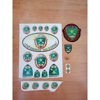 Шевроны наклейки клуба кладоискателей Скиталец