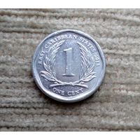 Werty71 Карибские острова 1 цент 2013 Елизавета 2 Карибы