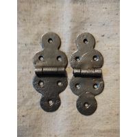 Петли старинные для шкатулки, ящичка. См. описание.