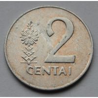 Литва, 2 цента 1991 г.