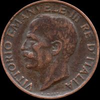 Италия 5 чентезимо 1953 г. КМ#59 (14-15)