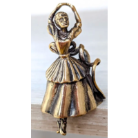 Колокольчик Балерина Бронза