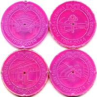 Жетоны юбилейные Минского метро --- на выбор