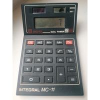 Редкий электронный микрокалькулятор "Интеграл МК-11". Беларусь, 1999 год.