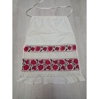 Фартук вышитый старинный, передник