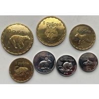 Чеченская республика (Чечня) 10, 20, 50 копеек, 1, 2, 5, 10 рублей 2012 г. Набор 7 монет