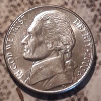 5 центов 2000 США МД Денвер АU