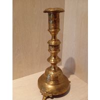 Бронзовый подсвечник Англия 1860