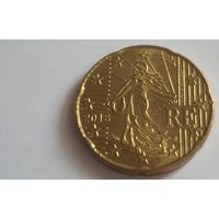 Франция 2018 20 евроцентов