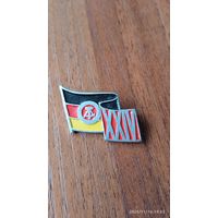 Значок ГДР 24 съезд СЕПГ